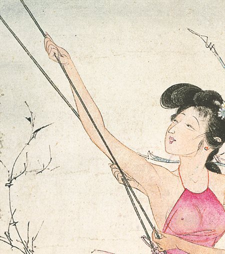 张家港-胡也佛的仕女画和最知名的金瓶梅秘戏图